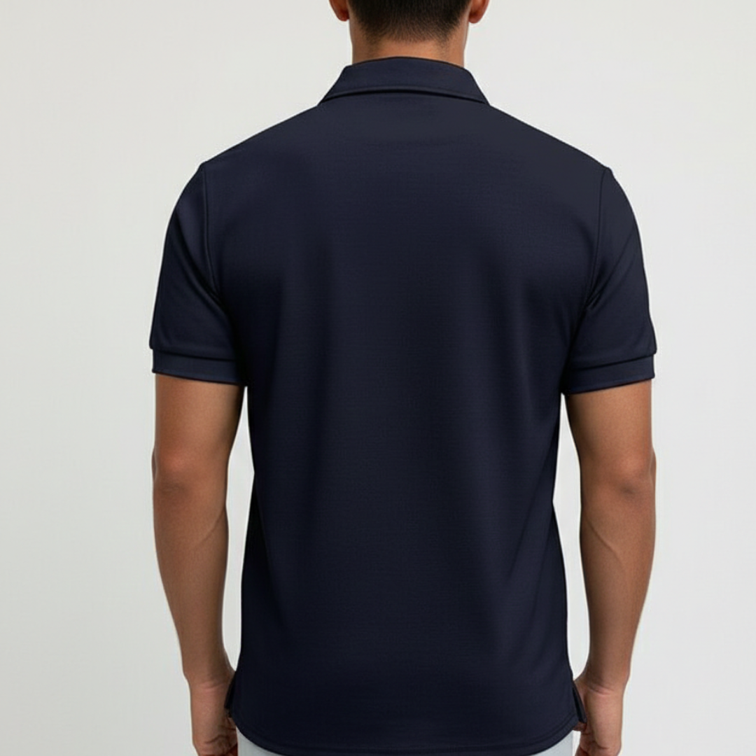 Callahan | Men’s Polo With Zip Closure And Structured Collar