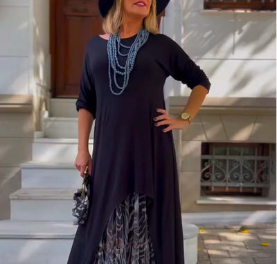 Gloria™ | Leopard-Print Layered Dress