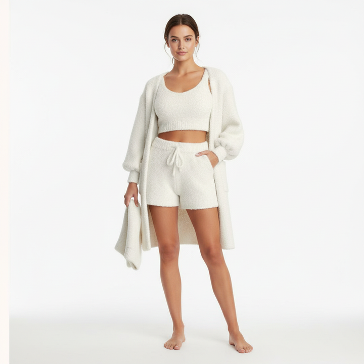 Charlotte | Women's Loungewear Set With Sleeveless Top And Drawstring Waist | Cozy