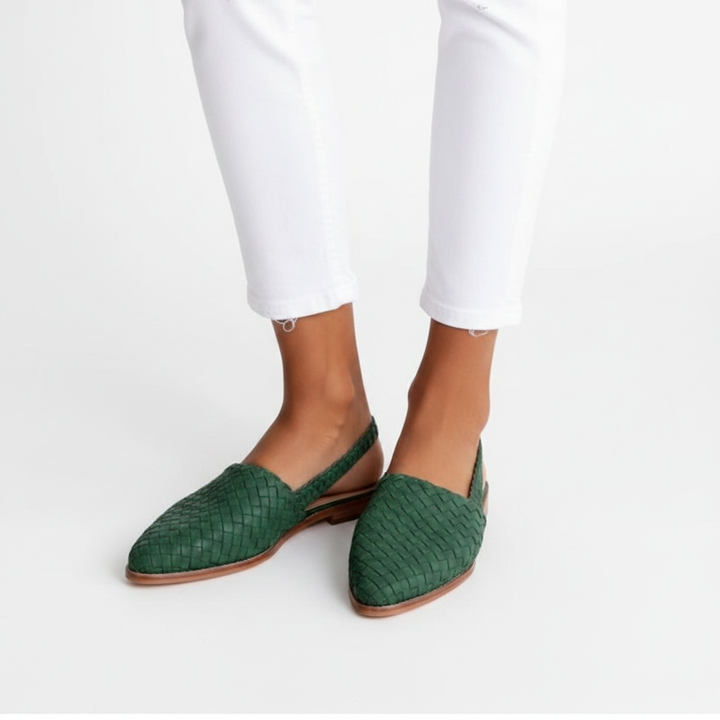 Charlotte | Women's Orthopedic Sandals With Woven Texture And Slip On Design | Casual