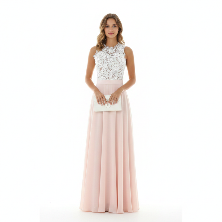 Charlotte | Women's Wedding Guest Maxi Dress With Sleeveless Design And Pleated Skirt | Elegant