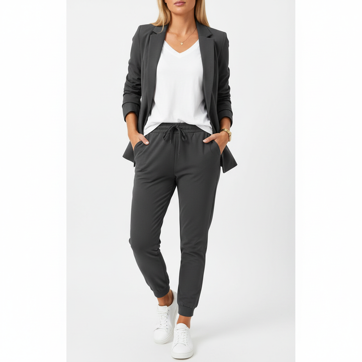 Emma | Women's Blazer With Notch Lapel And Front Pockets | Casual