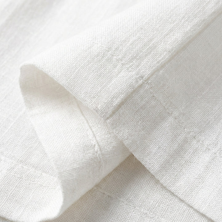 Emma | Women’s Linen Trousers With Straight Leg Silhouette And Side Pockets | Relaxed