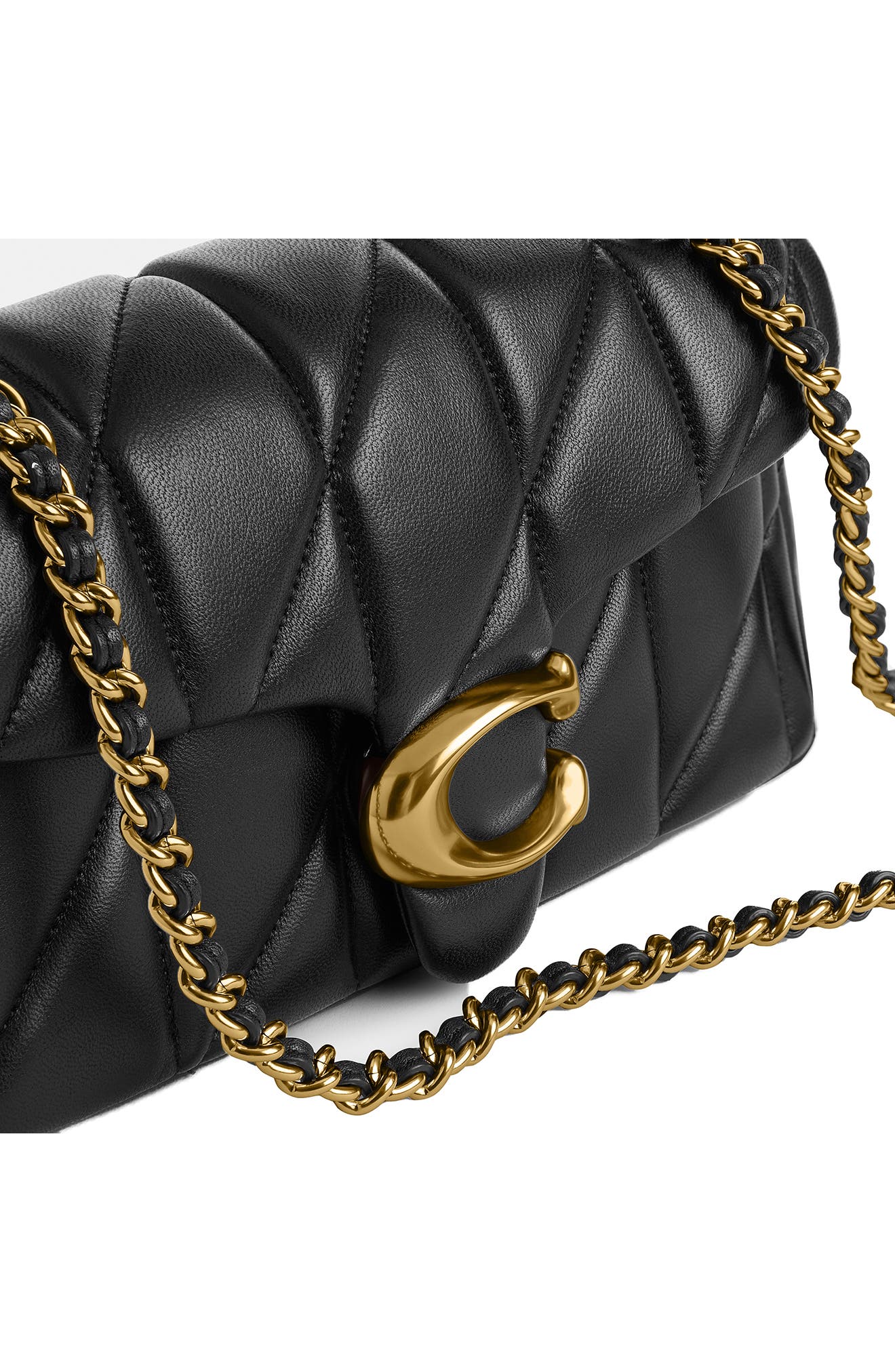 Emma | Women's Shoulder Bag With Quilted Design And Chain Strap | Glamorous
