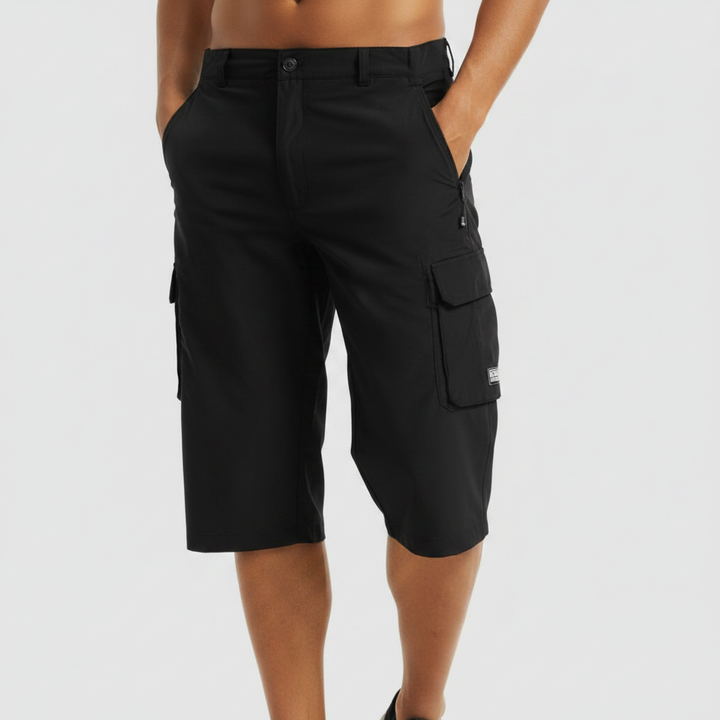 Ethan | Men's Shorts With Cargo Pockets And Zip Closure | Casual
