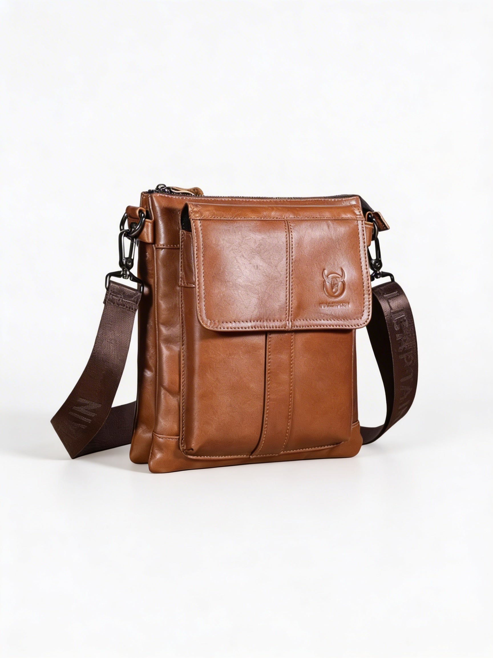 Freya | Women’s Crossbody Bag With Flap Closure And Contrast Stitching | Smart