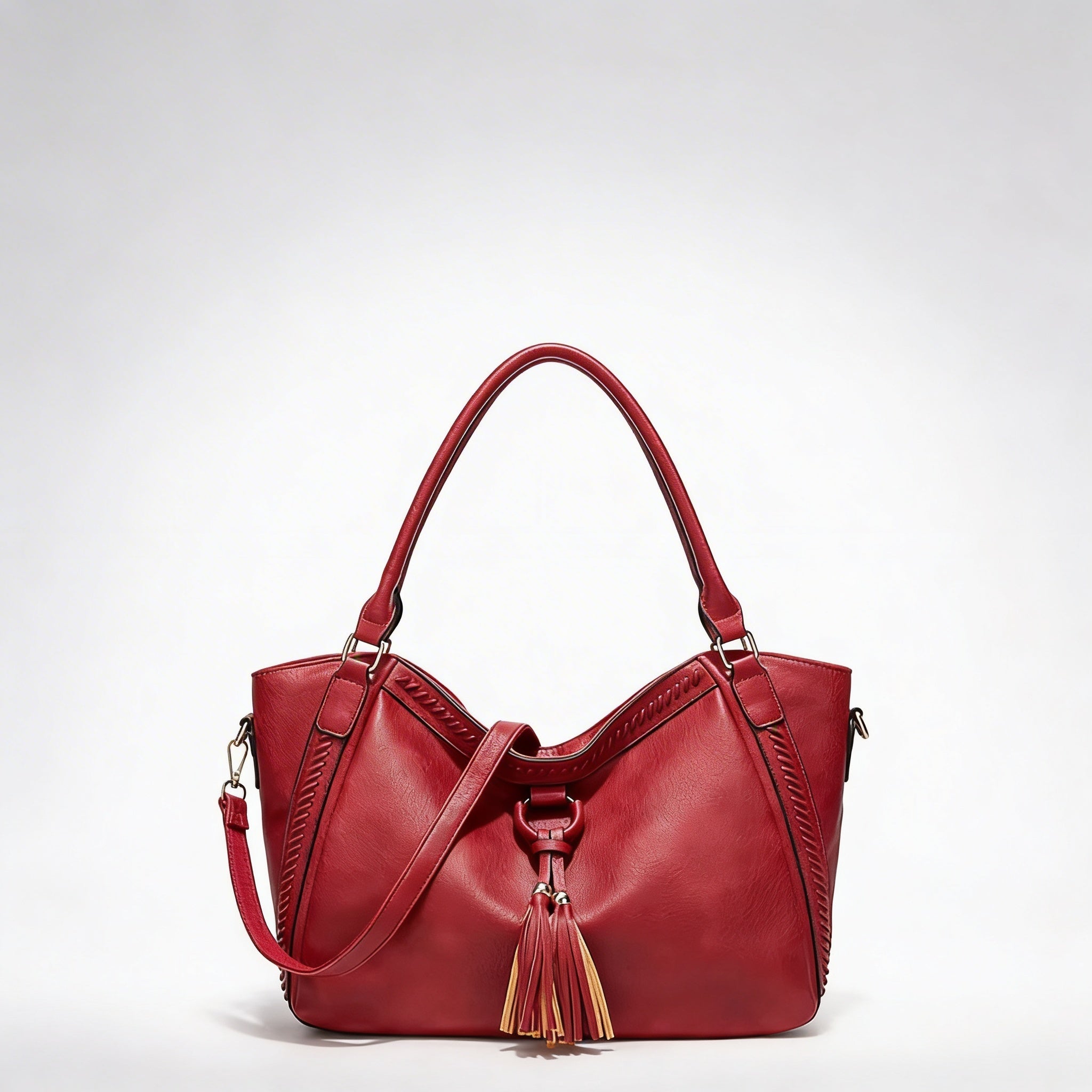 Freya | Women’s Crossbody Bag With Tassel Detail And Contrast Stitching | Chic