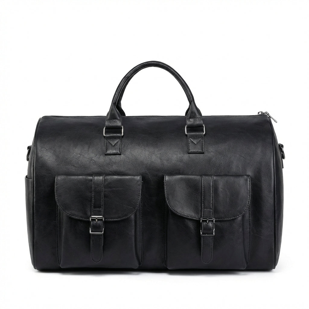 George | Unisex Duffel Bag With Front Flap Pockets And Structured Body | Travel