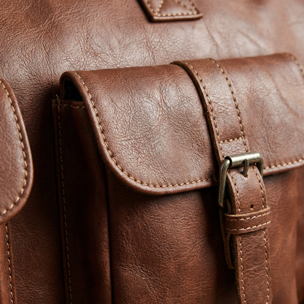 George | Unisex Duffel Bag With Front Flap Pockets And Structured Body | Travel