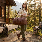 George | Unisex Duffel Bag With Front Flap Pockets And Structured Body | Travel