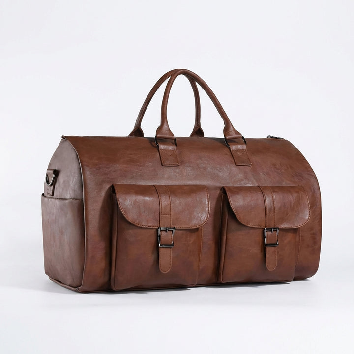 George | Unisex Duffel Bag With Front Flap Pockets And Structured Body | Travel