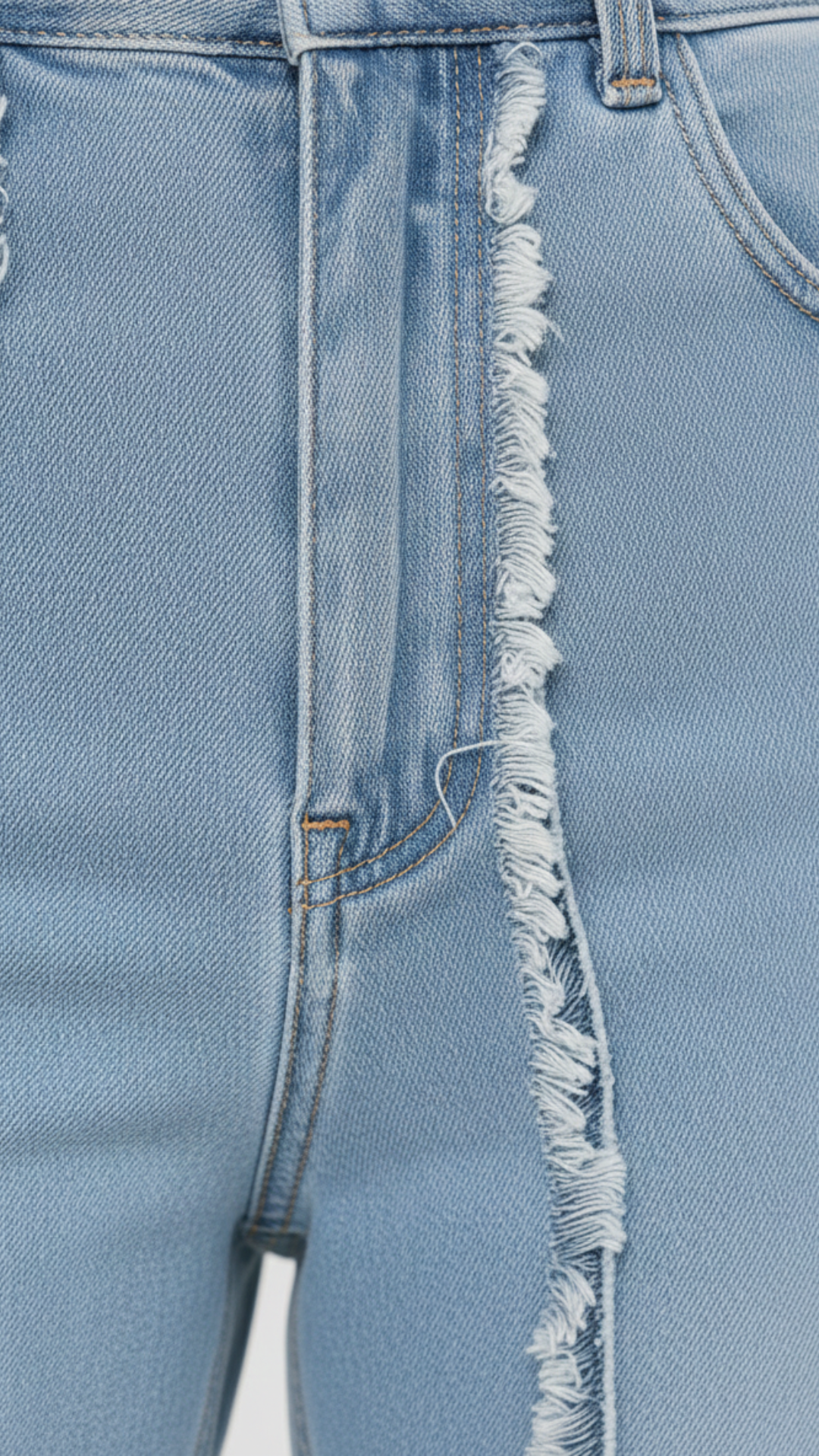 Grace | Women’s High Waisted Flared Denim Jeans With Exposed Seams