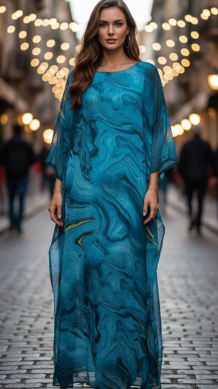 Harper | Women’s Bodycon Dress With Round Neck And Draped Sleeves