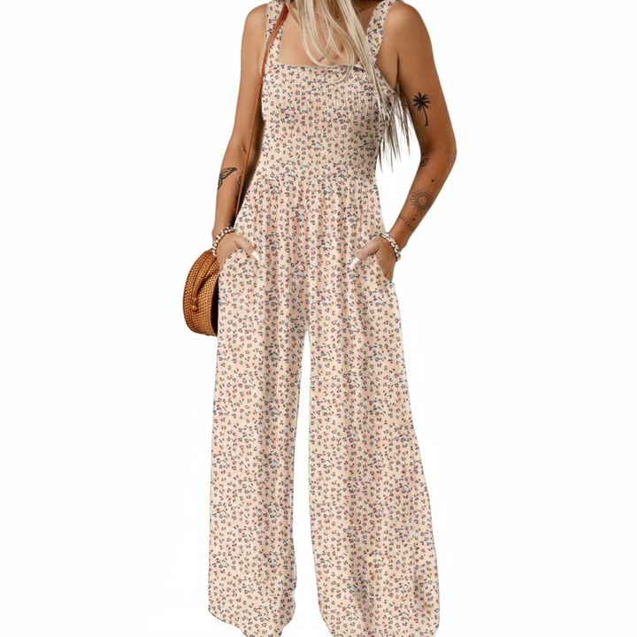 Harper | Women's Jumpsuit With Sleeveless Design And Printed Pattern | Summer