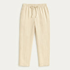 Harry | Men’s Linen Trouser With Elastic Waistband And Drawstring | Casual