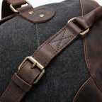 Harry | Unisex Duffel Bag With Front Flap Pocket And Buckle Straps | Travel