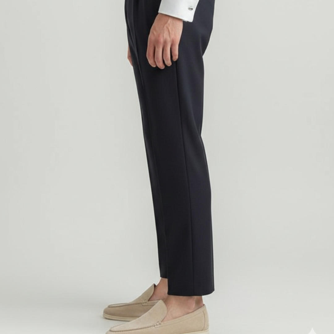 Hawthorne | Men’s Pantalon With Pleated Front And Tapered Leg