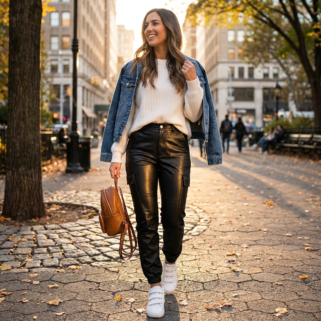 Isla | Women’s Cargo Trouser With Cargo Pockets And High Waist | Street