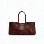 Isla | Women’s Tote Bag With Woven Texture And Long Handles | Elegant