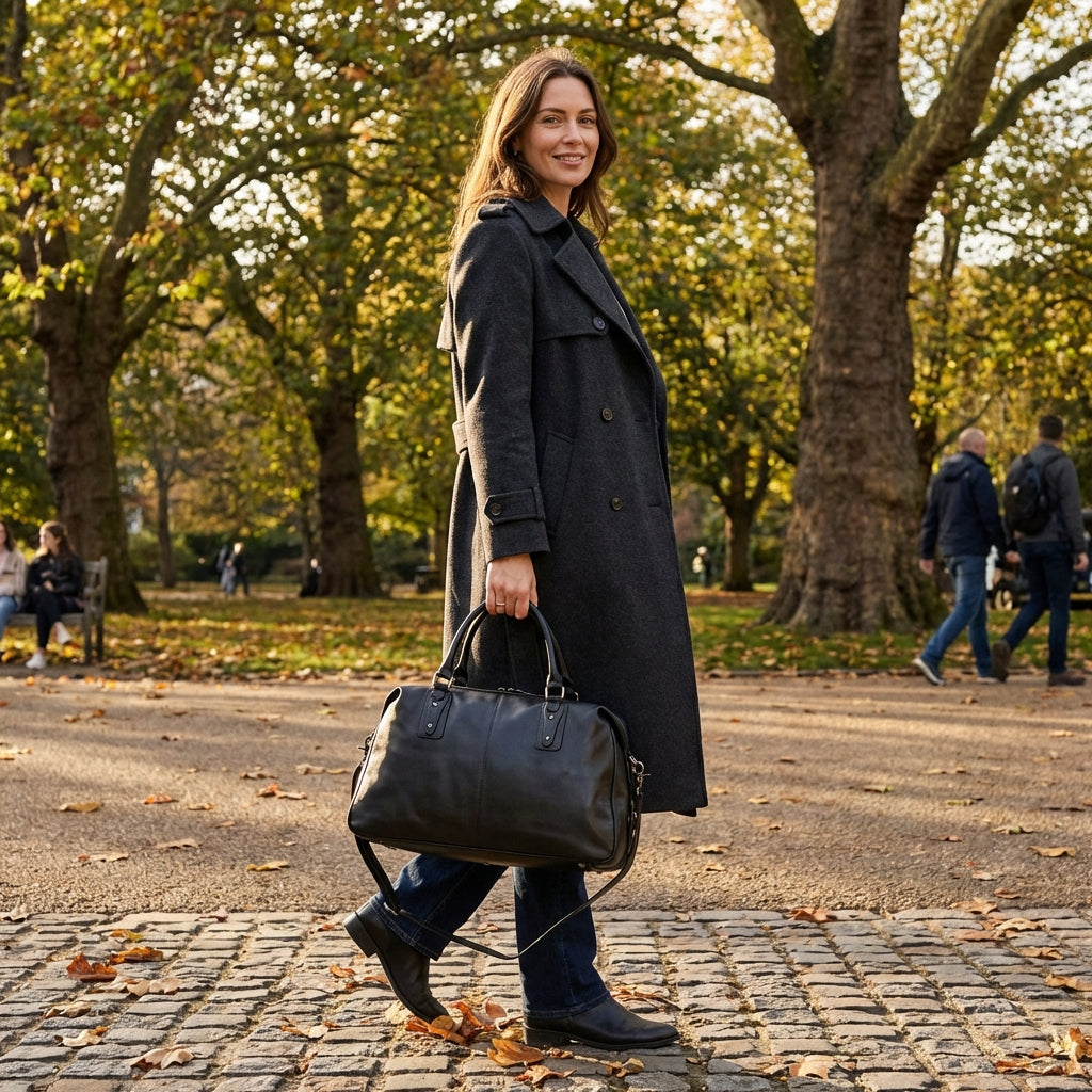 Jack | Unisex Duffel Bag With Structured Body And Zip Closure | Smart