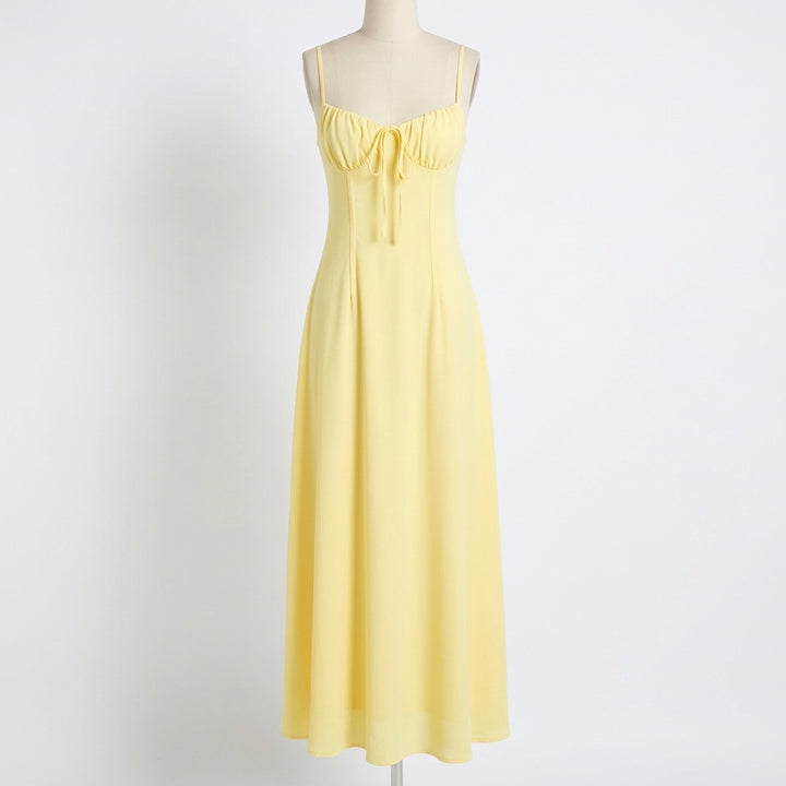 Lara | Women’s Day Maxi Dress With Spaghetti Straps And Sweetheart Neckline | Maxi
