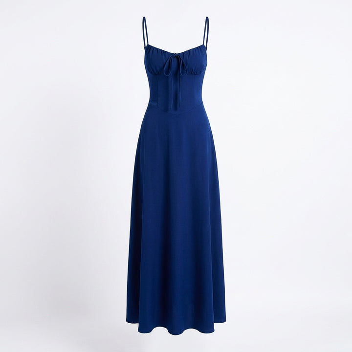 Lara | Women’s Day Maxi Dress With Spaghetti Straps And Sweetheart Neckline | Maxi