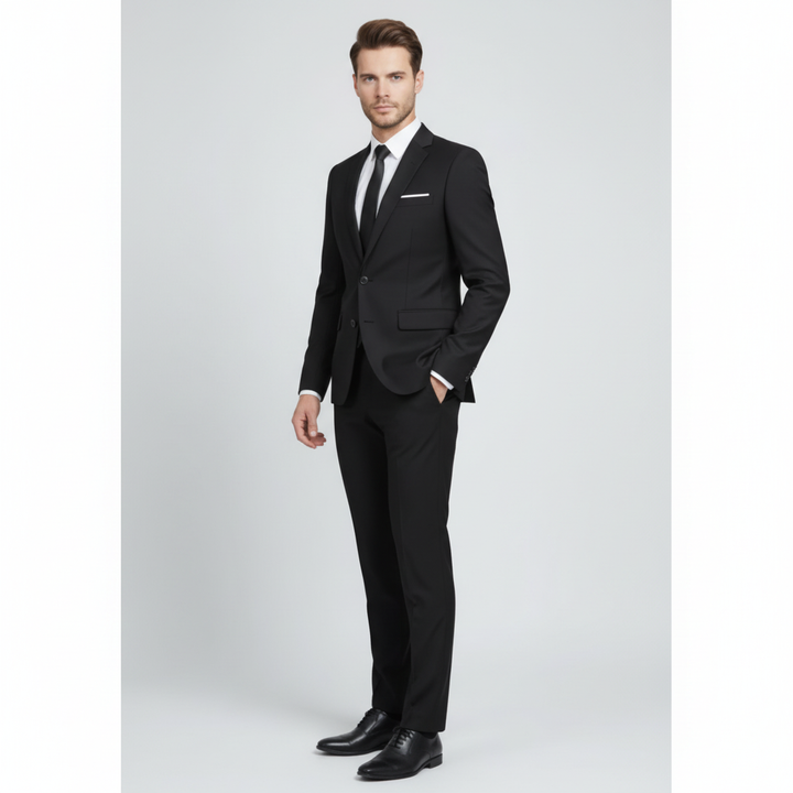 Liam | Men's Two Piece Suit With Notch Lapel And Tailored Fit | Formal