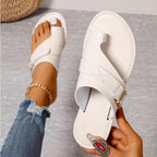 Luella | Women’s Sandals With Toe Loop And Crossover Strap | Orthopaedic