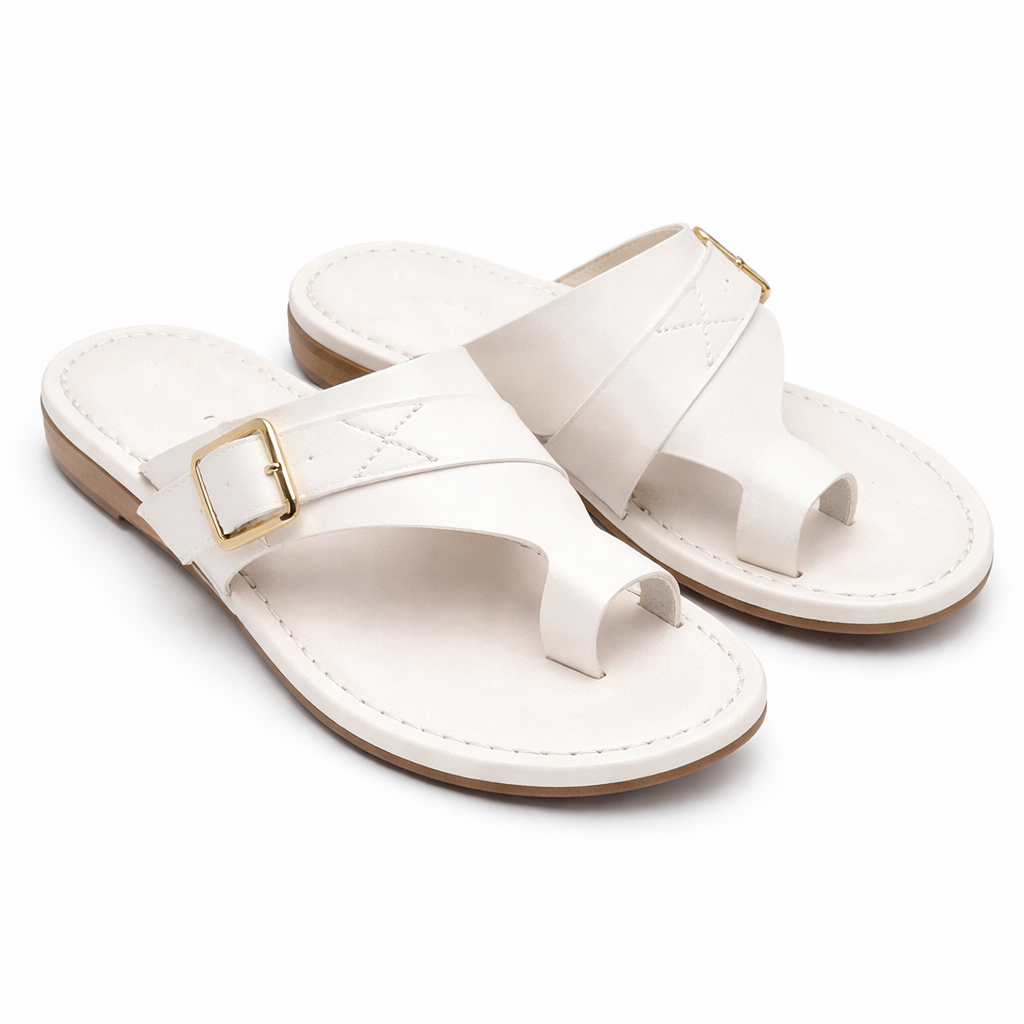 Luella | Women’s Sandals With Toe Loop And Crossover Strap | Orthopaedic