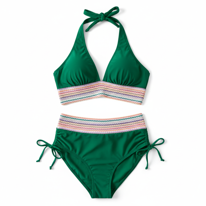 Madison | Women's Bikini With Sleeveless Design And Ruched Detail | Summer
