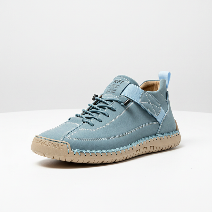 Madison | Women's Lace-Up Sneakers With Low-Top Design And Strap Detail | Casual