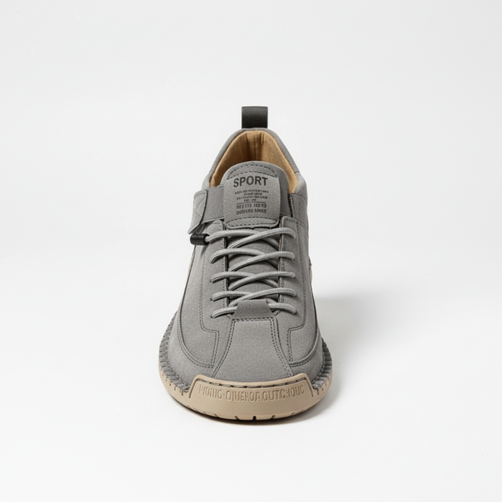 Madison | Women's Lace-Up Sneakers With Low-Top Design And Strap Detail | Casual