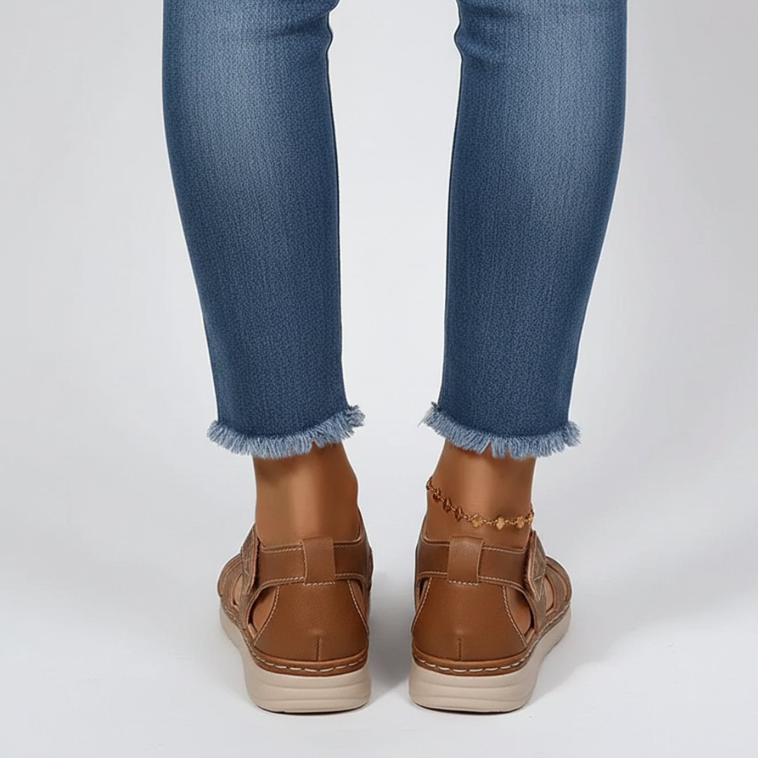 Maribel | Women’s Foot Support Sandals With Adjustable Straps And Cushioned Sole