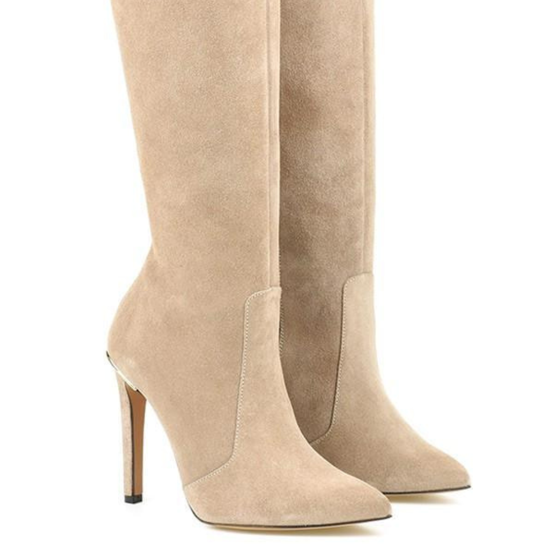 Maribel | Women’s High Boots With Pointed Toe And Cowboy Boots