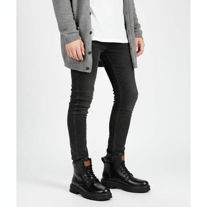 Mason | Men's Lace-Up Boots With Ankle Height And Rugged Sole | Workwear