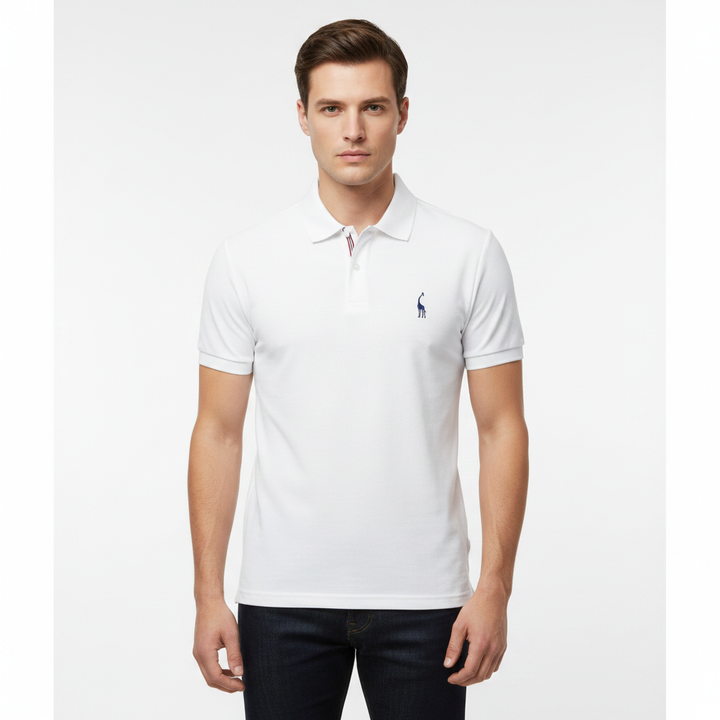 Mason | Men's Polo Shirt With Short Sleeves And Button Placket | Casual