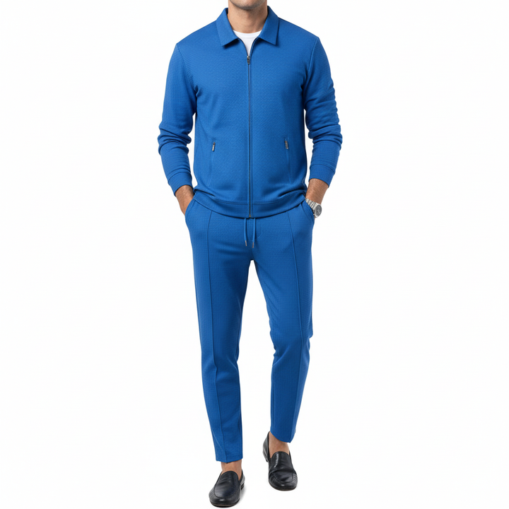 Mason | Men's Tracksuit With Zip Jacket And Straight Leg Pants | Modern