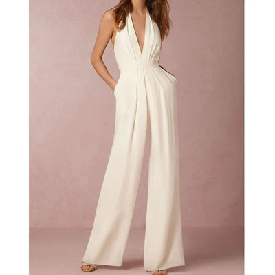 Clara | Elegant Wide-Leg Jumpsuit