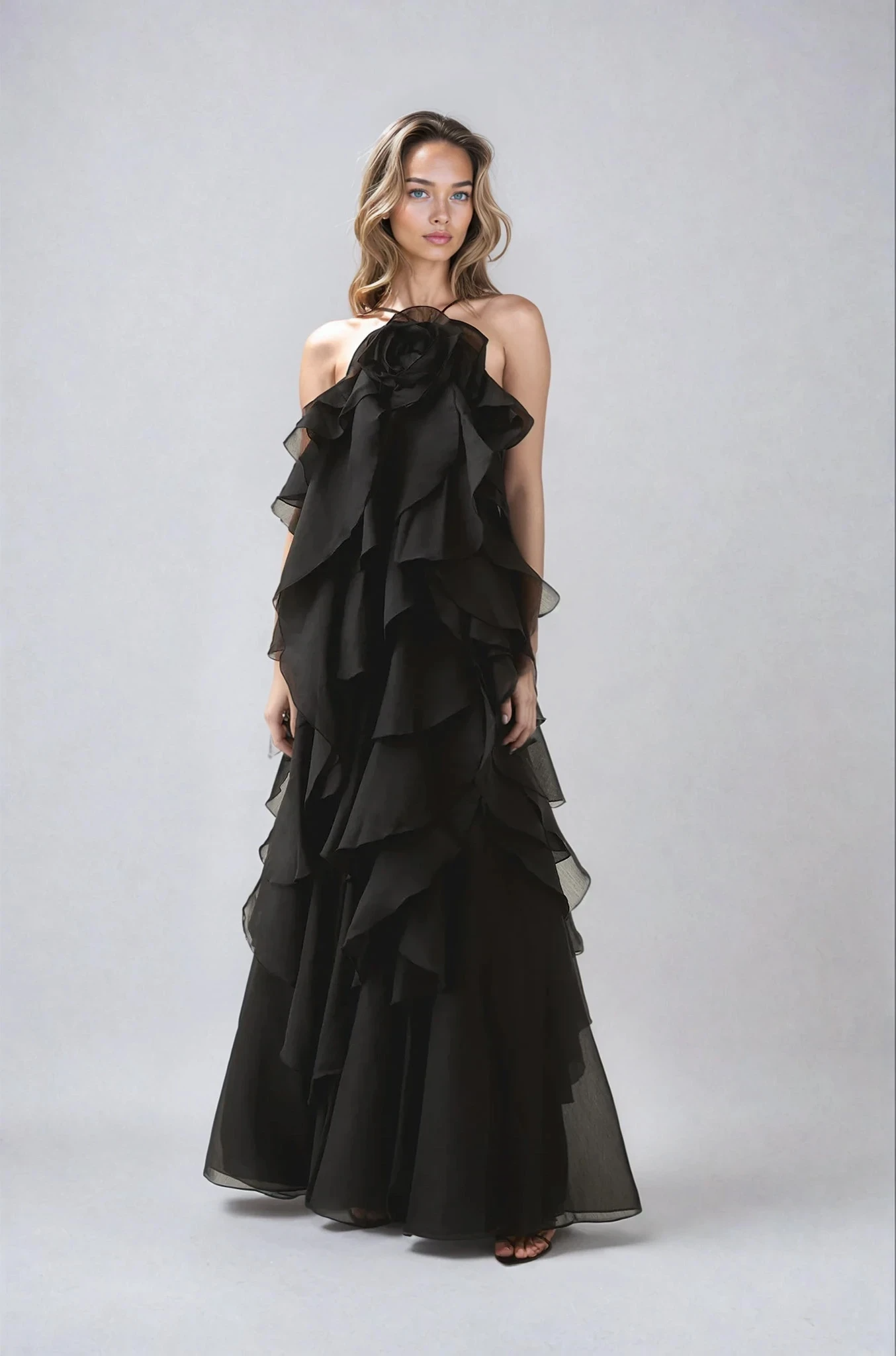 Naomi | Women's Graduation Dress With Sweetheart Strapless And Ruffle Details | Sophisticated