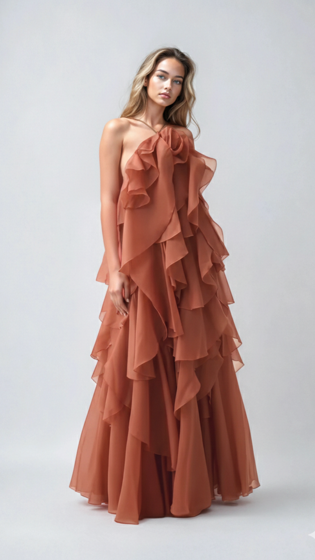Naomi | Women's Graduation Dress With Sweetheart Strapless And Ruffle Details | Sophisticated