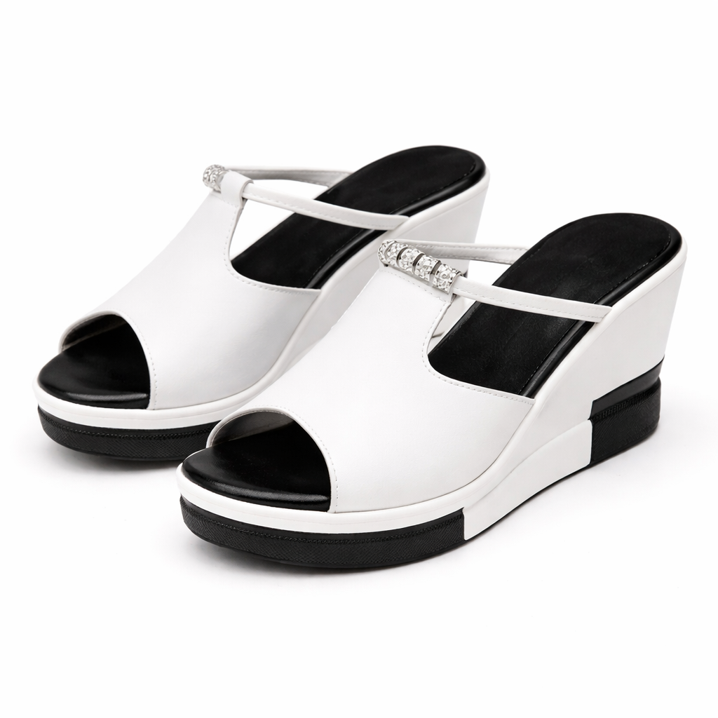Naomi | Women’s Sandals With Open Toe And Wedge Heel | Orthopaedic