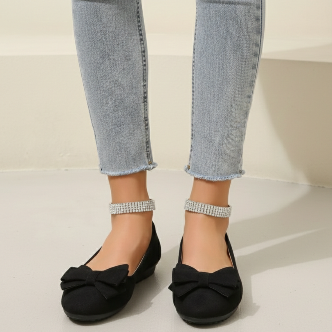 Nolene | Women’s Slip On Shoe With Upper & Low Profile Cushion Sole