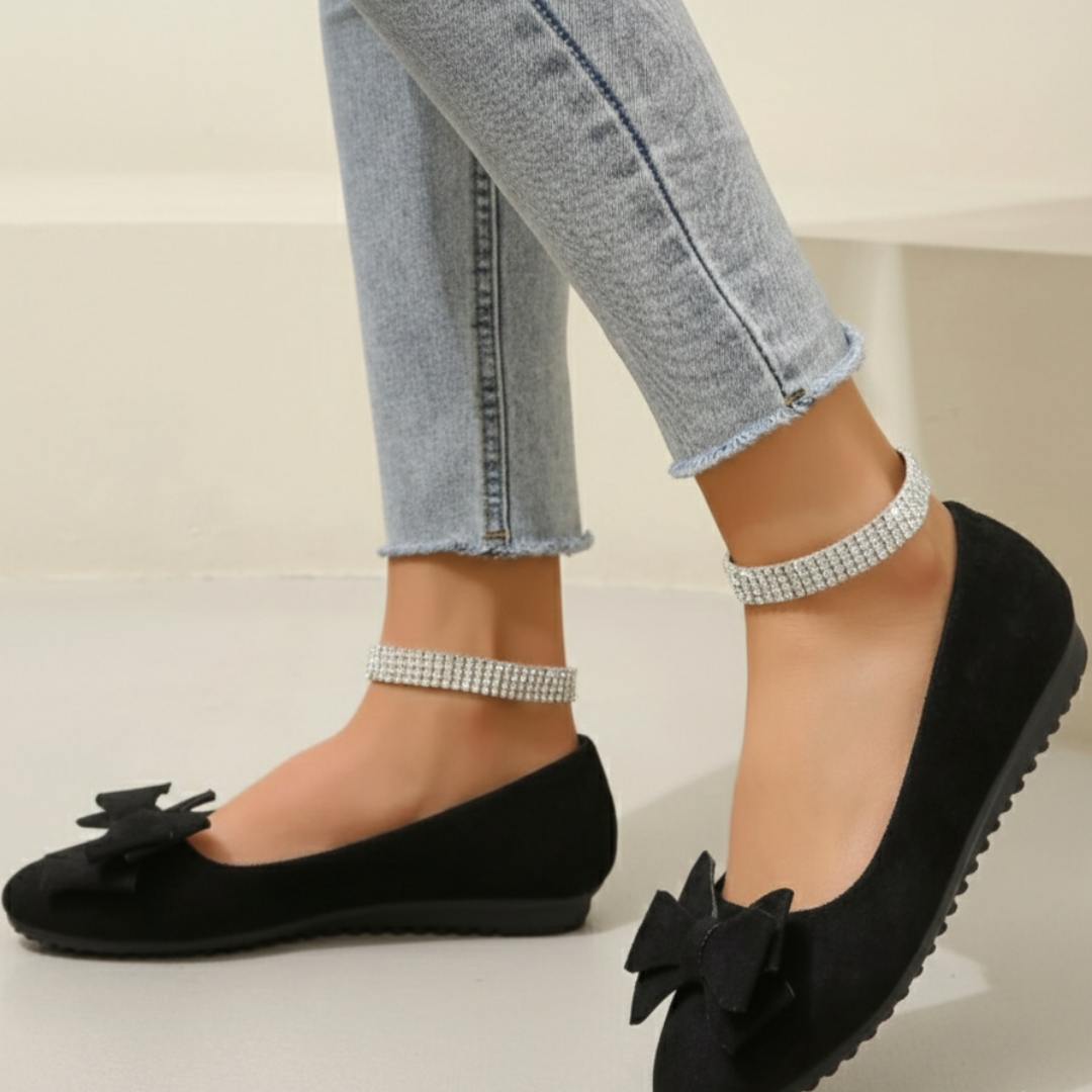 Nolene | Women’s Slip On Shoe With Upper & Low Profile Cushion Sole