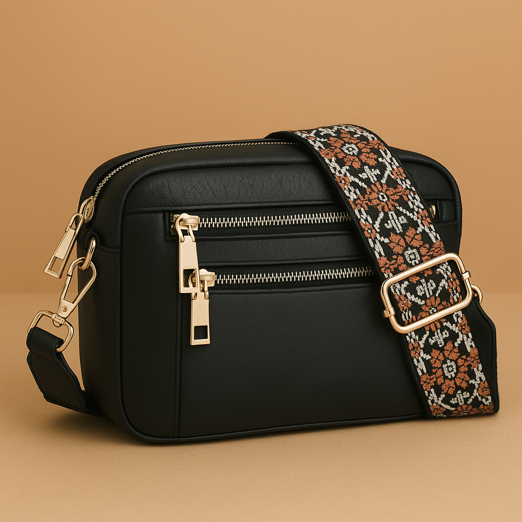 Nylah | Women’s Handbag With Adjustable Strap And Colourful Strap | Chic