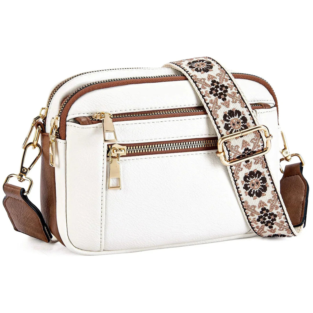 Nylah | Women’s Handbag With Adjustable Strap And Colourful Strap | Chic