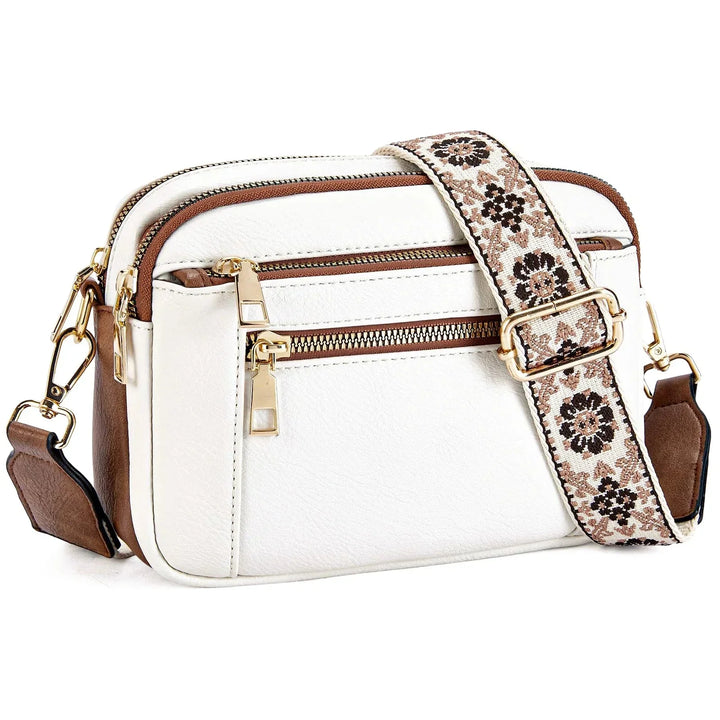 Nylah | Women’s Handbag With Adjustable Strap And Colourful Strap | Chic
