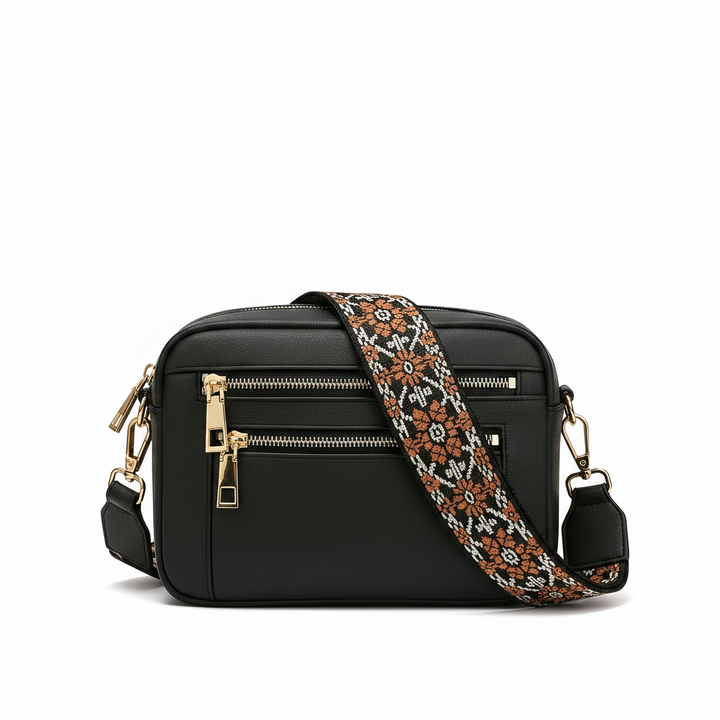 Nylah | Women’s Handbag With Adjustable Strap And Colourful Strap | Chic