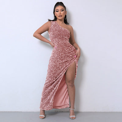 Lillian | One-Shoulder Evening Dress