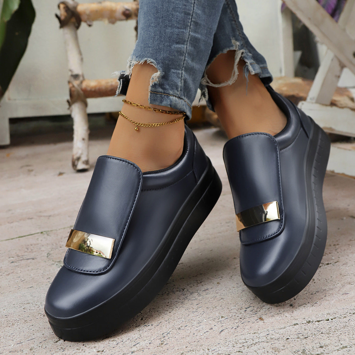 Charlotte Platform Loafers