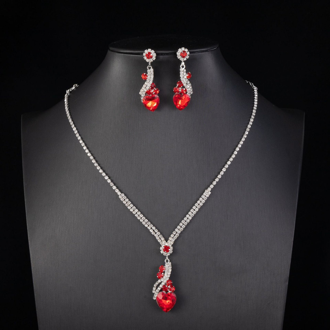 Premium Zirconia Jewellery Set
